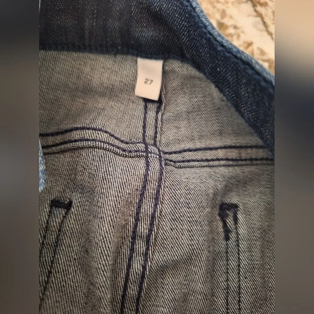 Etienne Msrcel blue jeans red zipper‎ size 27